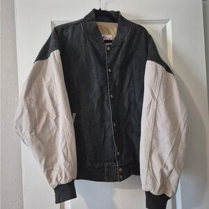 vintage 90s I.D. Wear ABA BMX Racing bomber jacket